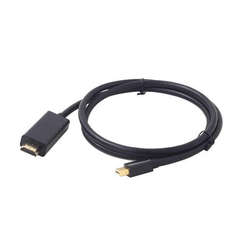 Kabel GEMBIRD CC-mDP-HDMI-6 (Mini DisplayPort M - HDMI M; 1,8m; kolor czarny) Kabel GEMBIRD CC-mDP-HDMI-6 (Mini DisplayPort M - HDMI M; 1,8m; kolor czarny)