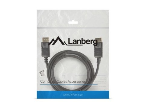 Kabel Lanberg CA-DPDP-10CC-0018-BK (DisplayPort Męski - DisplayPort Męski; 1,8m; czarny) Kabel Lanberg CA-DPDP-10CC-0018-BK (DisplayPort Męski - DisplayPort Męski; 1,8m; czarny)