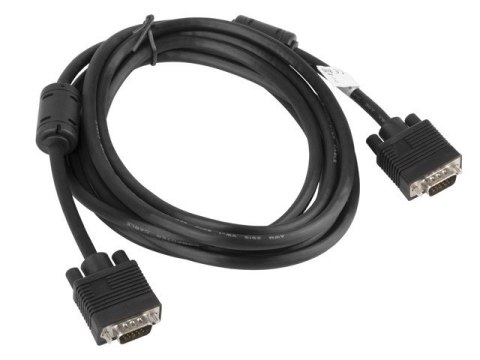 Kabel Lanberg CA-VGAC-10CC-0030-B (D-Sub (VGA) M - D-Sub (VGA) M; 3m; kolor czarny) Kabel Lanberg CA-VGAC-10CC-0030-B (D-Sub (VGA) M - D-Sub (VGA) M; 3m; kolor czarny)