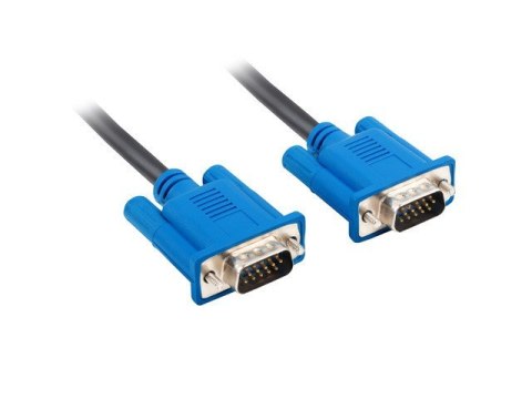 LANBERG KABEL VGA M/M 5M 15PIN FERRYT CZARNY CA-VGAC-10CU-0050-BK LANBERG KABEL VGA M/M 5M 15PIN FERRYT CZARNY CA-VGAC-10CU-0050-BK