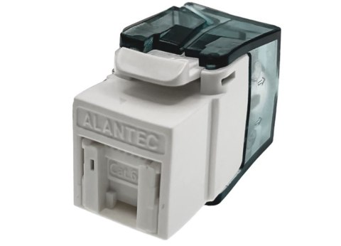 Alantec-Moduł keystone RJ45 beznarzędziowy UTP kat.6 - badanie jakości INTERTEK (USA) - PODWYŻSZONE PARAMETRY TRANSMISYJNE Alantec-Moduł keystone RJ45 beznarzędziowy UTP kat.6 - badanie jakości INTERTEK (USA) - PODWYŻSZONE PARAMETRY TRANSMISYJNE