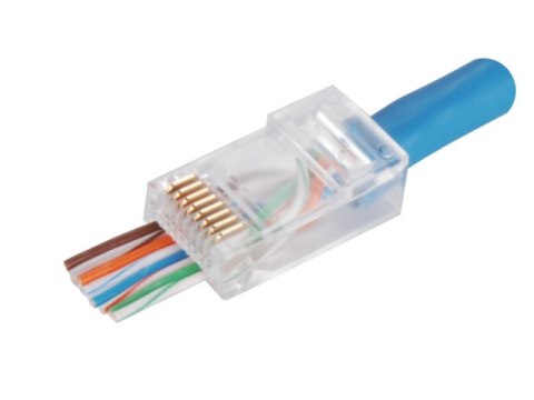 Alantec-Wtyk przelotowy RJ45 UTP kat.6 (op.100 szt) Alantec-Wtyk przelotowy RJ45 UTP kat.6 (op.100 szt)