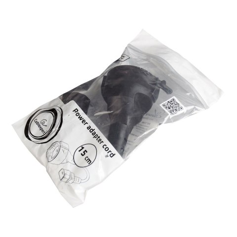 Adapter GEMBIRD PC-SFC14M-01 (C14 / IEC C14 / IEC 320 C14 M - Schuko, Shuko F; 0,15m; kolor czarny) Adapter GEMBIRD PC-SFC14M-01 (C14 / IEC C14 / IEC 320 C14 M - Schuko, Shuko F; 0,15m; kolor czarny)
