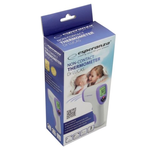 Termometr Esperanza Dr lucas ECT002 (Podczerwień; kolor biały) Termometr Esperanza Dr lucas ECT002 (Podczerwień; kolor biały)