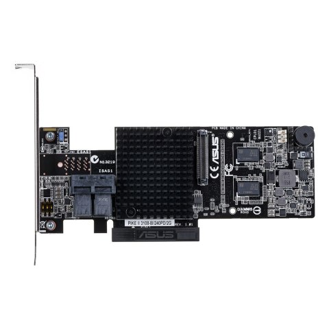 ASUS PIKE II 3108-8i-240PD/2G 8-port internal SATA/SAS 12G (RAID 0, 1, 10, 5, 6, 50, 60) 2x Mini-SAS HD SFF-8643 ASUS PIKE II 3108-8i-240PD/2G 8-port internal SATA/SAS 12G (RAID 0, 1, 10, 5, 6, 50, 60) 2x Mini-SAS HD SFF-8643