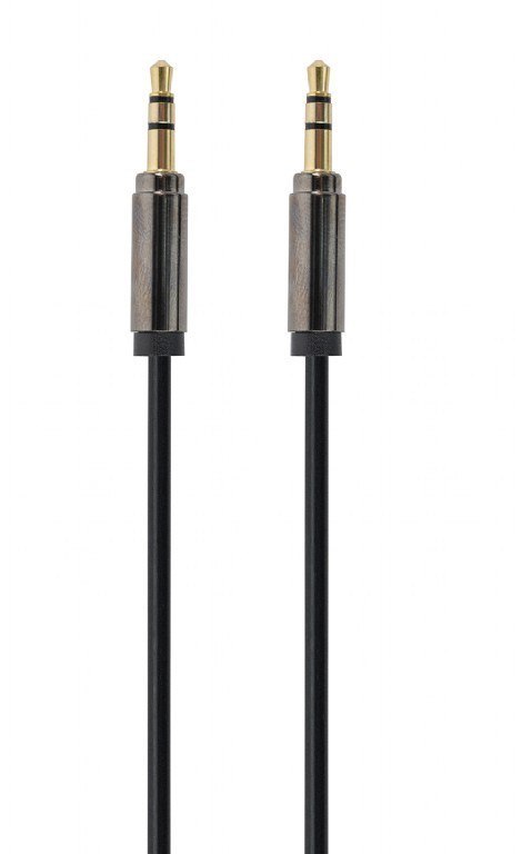 Kabel GEMBIRD CCAP-444-6 (Mini Jack M - Mini Jack M; 1,8m; kolor czarny) Kabel GEMBIRD CCAP-444-6 (Mini Jack M - Mini Jack M; 1,8m; kolor czarny)