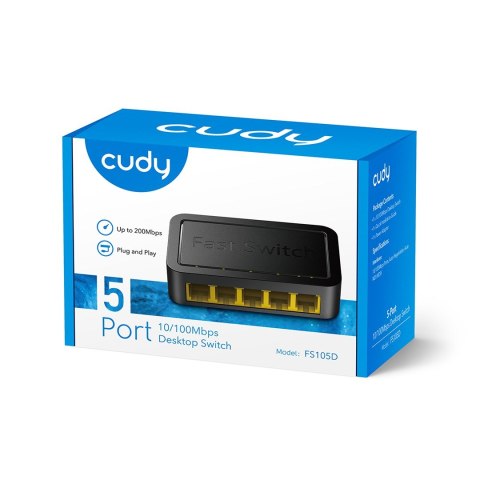 Switch CUDY FS105D 5-Port 10/100 Switch CUDY FS105D 5-Port 10/100