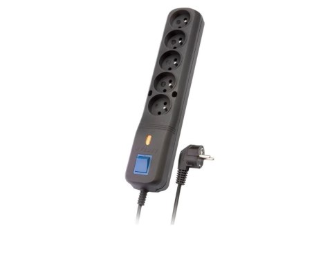 Listwa przeciwprzepięciowa Lestar LV 530W 3,0m (5 x VDE; 10 A; 3m; kolor czarny) Listwa przeciwprzepięciowa Lestar LV 530W 3,0m (5 x VDE; 10 A; 3m; kolor czarny)