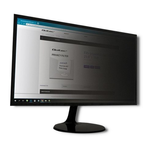 Filtr prywatyzujący Rodo Qoltec 51059 Filtr prywatyzujący Rodo Qoltec 51059