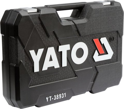 Zestaw kluczy nasadowych 1/2"1/4"3/8 "173szt YT-38931 YATO Zestaw kluczy nasadowych 1/2"1/4"3/8 "173szt YT-38931 YATO