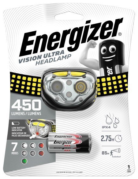 ENERGIZER LATARKA CZOŁOWA HEADLIGHT VISION ULTRA HEADLIGHT 3AAA 450 lm ENERGIZER LATARKA CZOŁOWA HEADLIGHT VISION ULTRA HEADLIGHT 3AAA 450 lm