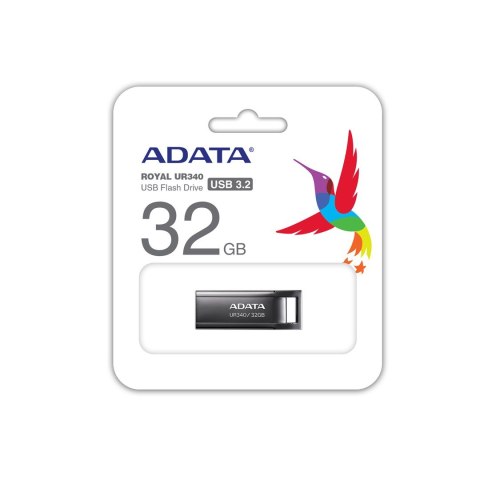 ADATA FLASHDRIVE UR340 32GB USB 3.2 BLACK ADATA FLASHDRIVE UR340 32GB USB 3.2 BLACK