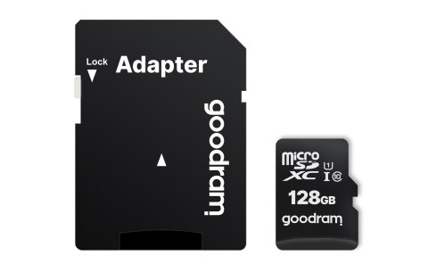Karta pamięci GoodRam M1AA-1280R12 (128GB; Class 10; Adapter) Karta pamięci GoodRam M1AA-1280R12 (128GB; Class 10; Adapter)