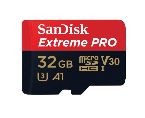 Karta pamięci SanDisk Extreme Pro SDSQXCG-032G-GN6MA (32GB; Class U3) Karta pamięci SanDisk Extreme Pro SDSQXCG-032G-GN6MA (32GB; Class U3)