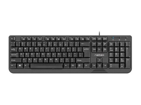 Klawiatura membranowa NATEC Trout US NKL-0967 (USB 2.0; (EN); kolor czarny) Klawiatura membranowa NATEC Trout US NKL-0967 (USB 2.0; (EN); kolor czarny)