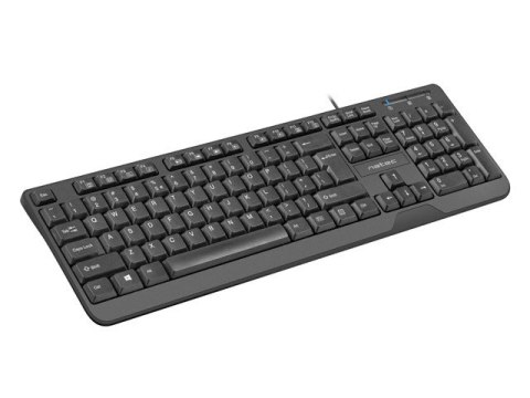 Klawiatura membranowa NATEC Trout US NKL-0967 (USB 2.0; (EN); kolor czarny) Klawiatura membranowa NATEC Trout US NKL-0967 (USB 2.0; (EN); kolor czarny)