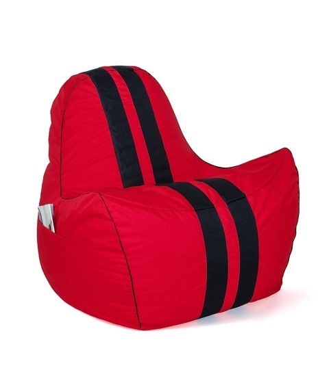 Pufa worek sako FERRARI czerwony-czarny XXL 140x100 Pufa worek sako FERRARI czerwony-czarny XXL 140x100