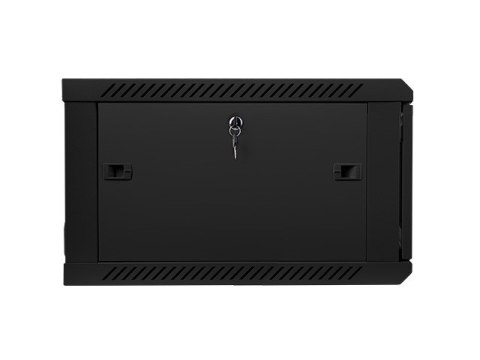 Szafa instalacyjna wisząca 19'' 6U 600X600mm czarna (drzwi szklane) Szafa instalacyjna wisząca 19'' 6U 600X600mm czarna (drzwi szklane)