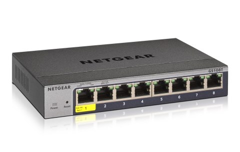 Switch Netgear GS108T-300PES 8p Managed Gigabit Switch Netgear GS108T-300PES 8p Managed Gigabit