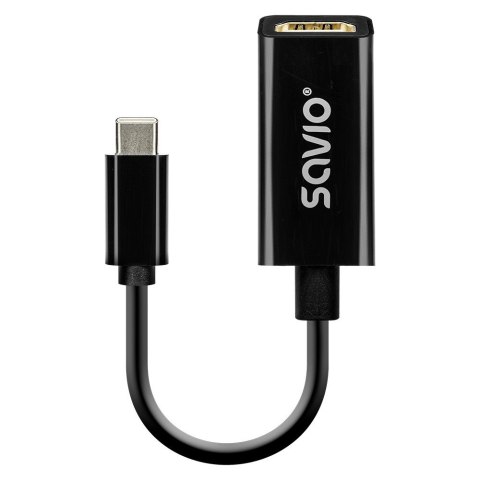 Adapter USB-C (M) - HDMI (F), 4K, 30Hz, plastik, AK-79 Adapter USB-C (M) - HDMI (F), 4K, 30Hz, plastik, AK-79