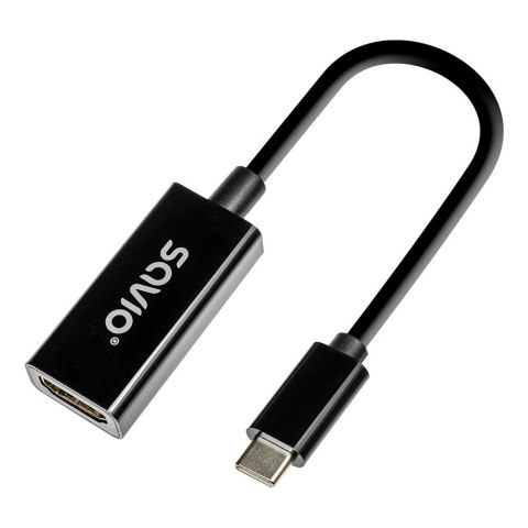Adapter USB-C (M) - HDMI (F), 4K, 30Hz, plastik, AK-79 Adapter USB-C (M) - HDMI (F), 4K, 30Hz, plastik, AK-79