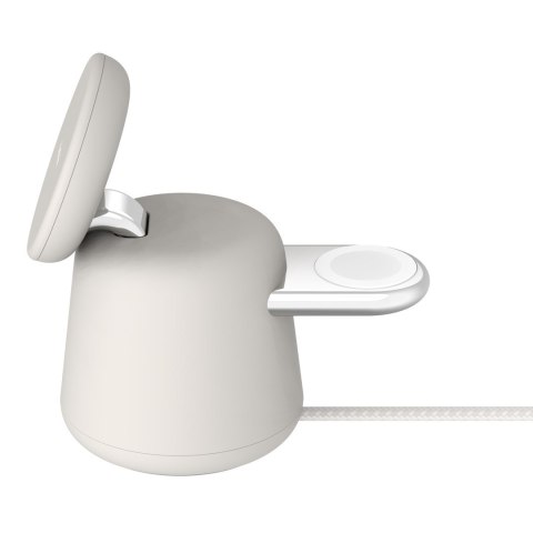 Ładowarka bezprzewodowa Belkin BoostCharge Pro 2-in-1 Wireless Charging Dock with MagSafe iPhone/Apple Watch 15W Sand Ładowarka bezprzewodowa Belkin BoostCharge Pro 2-in-1 Wireless Charging Dock with MagSafe iPhone/Apple Watch 15W Sand