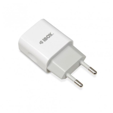 Ładowarka sieciowa IBOX C-35 1A WHITE ILUC35W (USB; kolor biały) Ładowarka sieciowa IBOX C-35 1A WHITE ILUC35W (USB; kolor biały)
