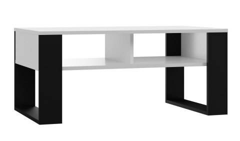 Stolik ława MODERN 2P 90x58xH50 biały/czarny Stolik ława MODERN 2P 90x58xH50 biały/czarny