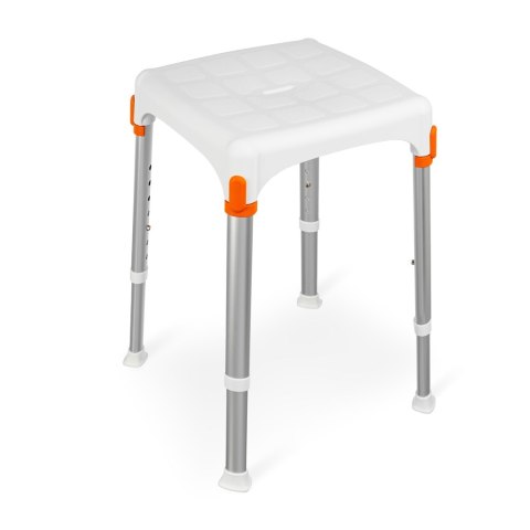 Taboret prysznicowy kwadratowy Biały - KING-STA-20 Taboret prysznicowy kwadratowy Biały - KING-STA-20