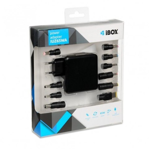 Zasilacz IBOX IUZ65WA do notebooka (20,5 V; 3,25 A, 3,5 A; 65W ) Zasilacz IBOX IUZ65WA do notebooka (20,5 V; 3,25 A, 3,5 A; 65W )