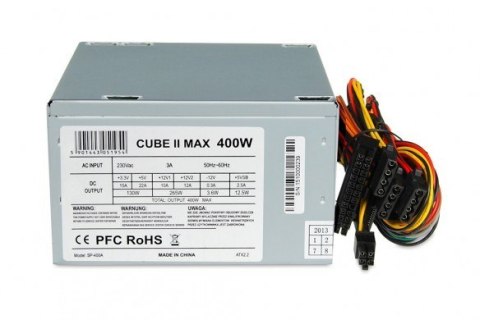 Zasilacz IBOX CUBE II 400W 12 CM FAN ZIC2400W12CMFA (400 W) Zasilacz IBOX CUBE II 400W 12 CM FAN ZIC2400W12CMFA (400 W)