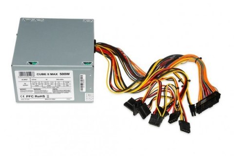 Zasilacz IBOX CUBE II 500W 12 CM FAN ZIC2500W12CMFA Zasilacz IBOX CUBE II 500W 12 CM FAN ZIC2500W12CMFA