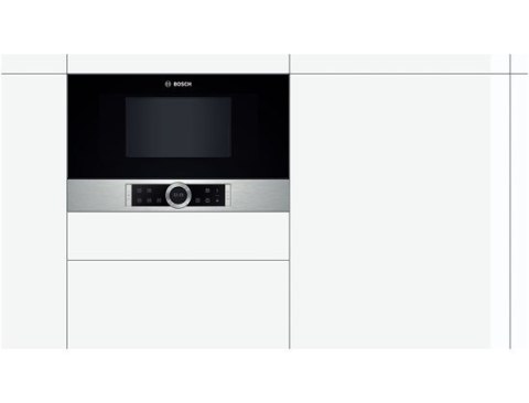 Kuchenka mikrofalowa BOSCH BFR634GS1 (900W; 21l; kolor inox) Kuchenka mikrofalowa BOSCH BFR634GS1 (900W; 21l; kolor inox)