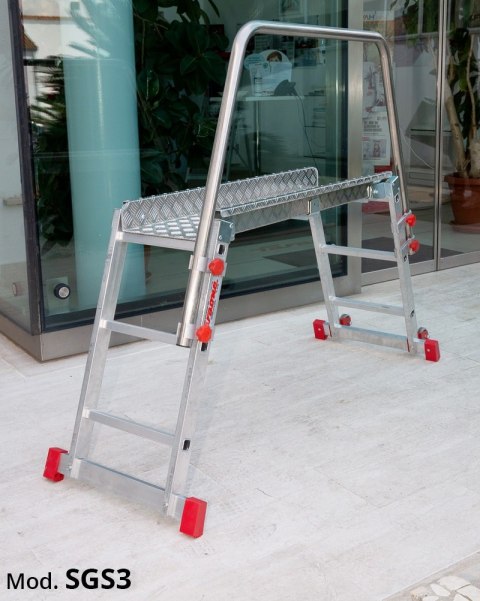 SKŁADANA PLATFORMA ROBOCZA Z PORĘCZĄ SGS3 SKŁADANA PLATFORMA ROBOCZA Z PORĘCZĄ SGS3