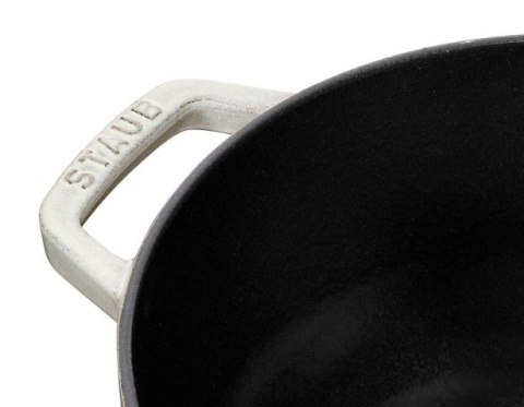 Garnek żeliwny okrągły snowflake STAUB 40506-548-0 - biały 3.6 ltr Garnek żeliwny okrągły snowflake STAUB 40506-548-0 - biały 3.6 ltr
