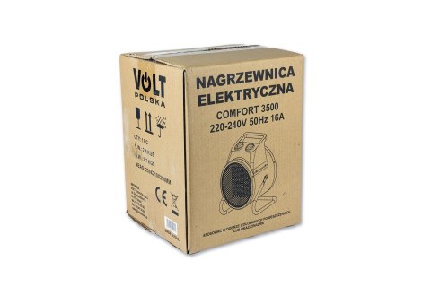 VOLT Nagrzewnica elektryczna COMFORT 3,5kW VOLT Nagrzewnica elektryczna COMFORT 3,5kW