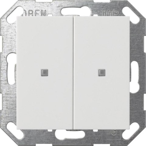 GIRA czujnik przyciskowy 2x KNX ONE System 55 czysta biel mat 517327 GIRA czujnik przyciskowy 2x KNX ONE System 55 czysta biel mat 517327