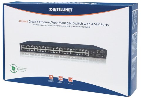 INTELLINET SWITCH 48-PORTOWY ZARZĄDZALNY GIGABIT R INTELLINET SWITCH 48-PORTOWY ZARZĄDZALNY GIGABIT R