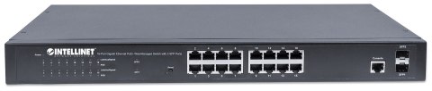 INTELLINET GIGABIT SWITCH 16X 10/100/1000 RJ45 POE INTELLINET GIGABIT SWITCH 16X 10/100/1000 RJ45 POE