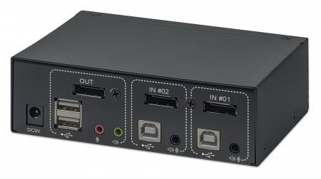 MANHATTAN PRZEŁĄCZNIK KVM DISPLAYPORT/USB 2X1 4K*6 MANHATTAN PRZEŁĄCZNIK KVM DISPLAYPORT/USB 2X1 4K*6