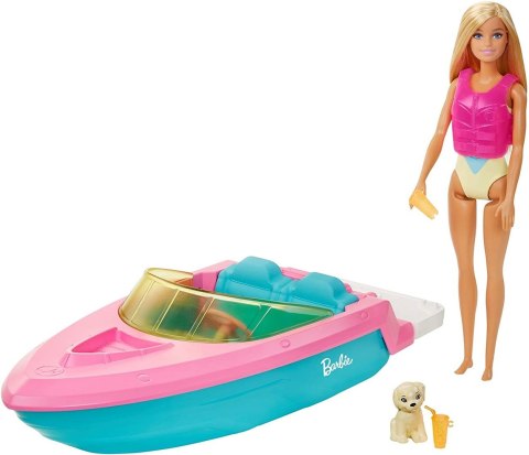 Barbie Motorówka + Lalka GRG30 MATTEL Barbie Motorówka + Lalka GRG30 MATTEL