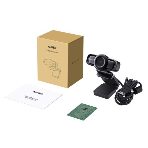 AUKEY PC-LM3 kamera internetowa 2 MP 1920 x 1080 px USB 2.0 Czarny AUKEY PC-LM3 kamera internetowa 2 MP 1920 x 1080 px USB 2.0 Czarny