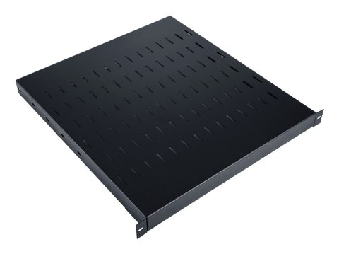 Półka regulowana 19", 1U, gł.500-900 mm, nośność 100kg, mocowanie w 4 punktach, czarny, śruby w kpl. Półka regulowana 19", 1U, gł.500-900 mm, nośność 100kg, mocowanie w 4 punktach, czarny, śruby w kpl.