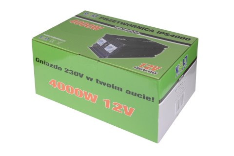 VOLT PRZETWORNICA VOLT POLSKA IPS-4000 12V / 230V 2000/4000 W VOLT PRZETWORNICA VOLT POLSKA IPS-4000 12V / 230V 2000/4000 W