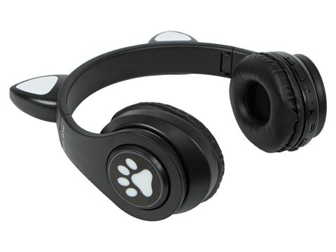 Słuchawki bezprzewodowe Bluetooth 5.0 LED dla dzieci czarne uszy Słuchawki bezprzewodowe Bluetooth 5.0 LED dla dzieci czarne uszy