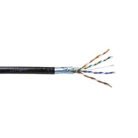 Kabel EmiterNet zewnętrzny żelowany FTP (F/UTP) kat.5e, drut 4x2x0,5 PE+GEL Kabel EmiterNet zewnętrzny żelowany FTP (F/UTP) kat.5e, drut 4x2x0,5 PE+GEL