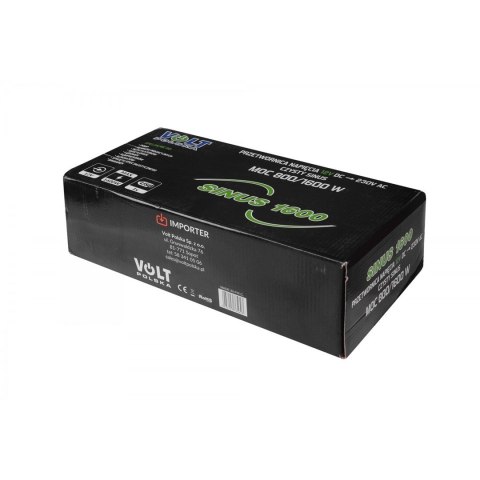 Przetwornica napiecia SINUS 1600 12/230V(800/1600W) Przetwornica napiecia SINUS 1600 12/230V(800/1600W)