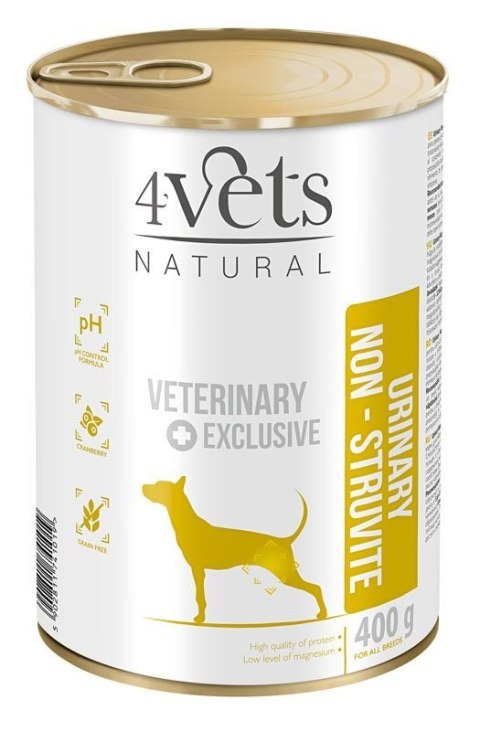 4VETS Urinary Non-struvite - mokra karma dla psa - 400 g 4VETS Urinary Non-struvite - mokra karma dla psa - 400 g