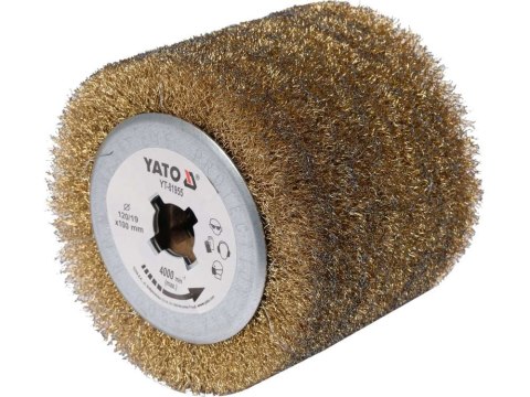 SZCZOTKA DO SATYNIARKI DRUT 120X100X19MM SZCZOTKA DO SATYNIARKI DRUT 120X100X19MM