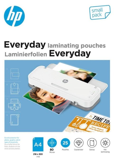HP Folia laminacyjna EVERYDAY A4 80 mic, 25 szt. HP Folia laminacyjna EVERYDAY A4 80 mic, 25 szt.